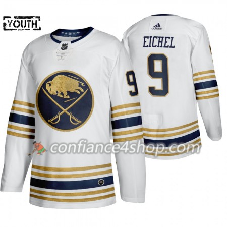 Adidas Maillot de Hockey Buffalo Sabres Jack Eichel 9 50th Anniversary Adidas 2019-20 Blanc Authentic - Enfant